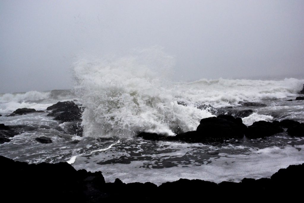 sea, coast, rock, ocean, snow, black and white, shore, wave, ice, weather, storm, monochrome, freezing, monochrome photography, atmospheric phenomenon, geological phenomenon, wind wave, Free Images In PxHere